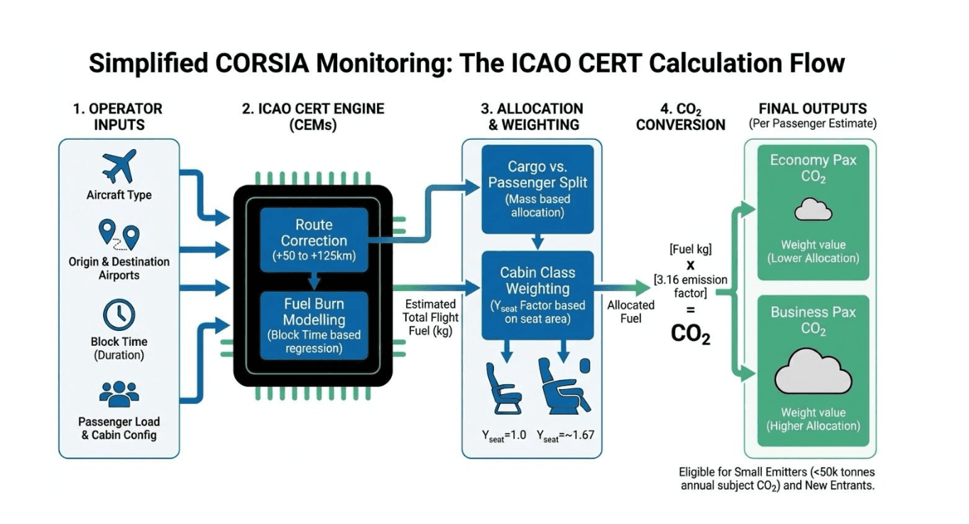 Demystifying CORSIA: A Guide to Simplified CO₂ Monitoring for Small Airline Operators